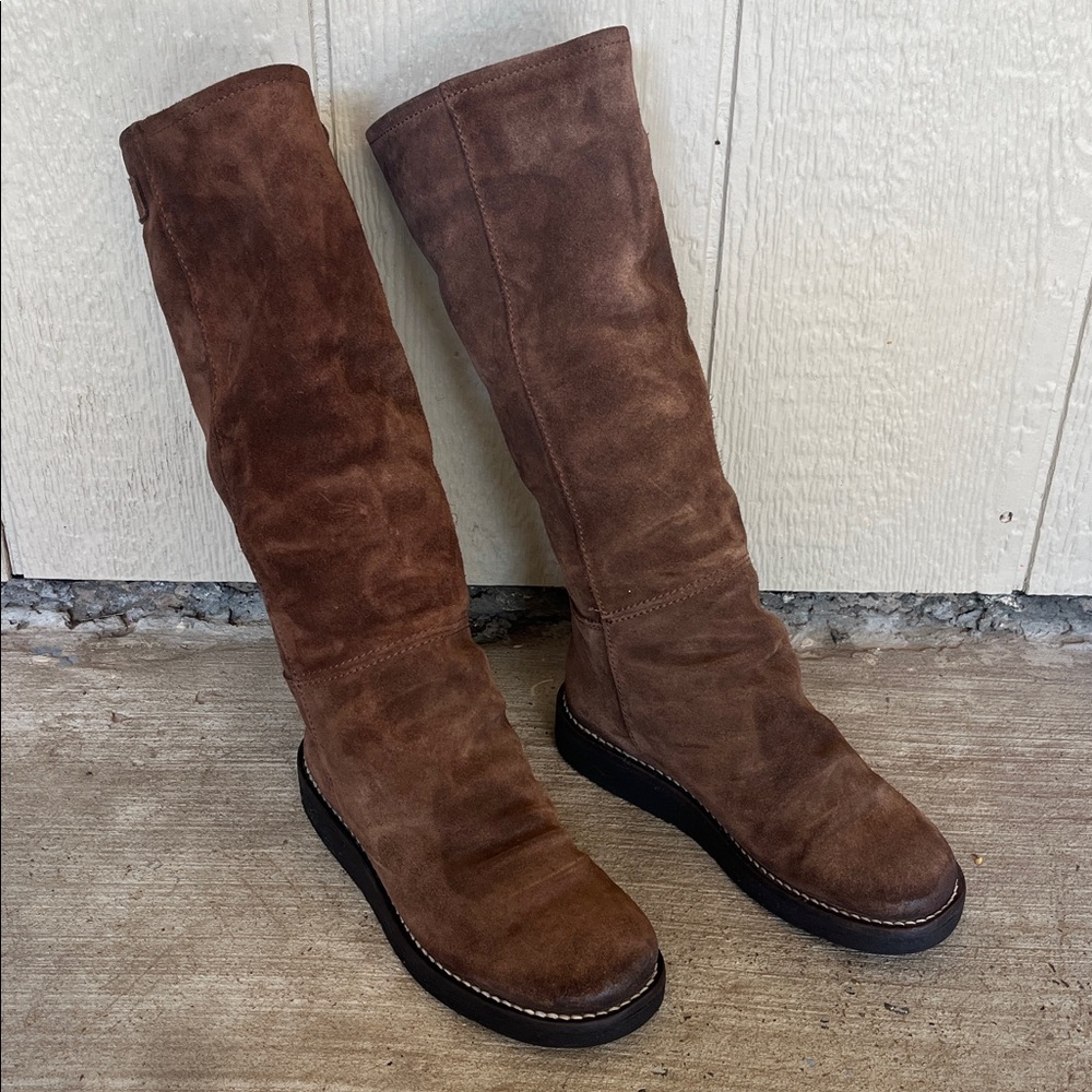 💜💜 ALDO Brown Suede Knee-High Boots 💜💜